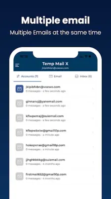 Temp Mail X - Mutil Email android App screenshot 5