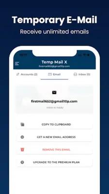 Temp Mail X - Mutil Email android App screenshot 7